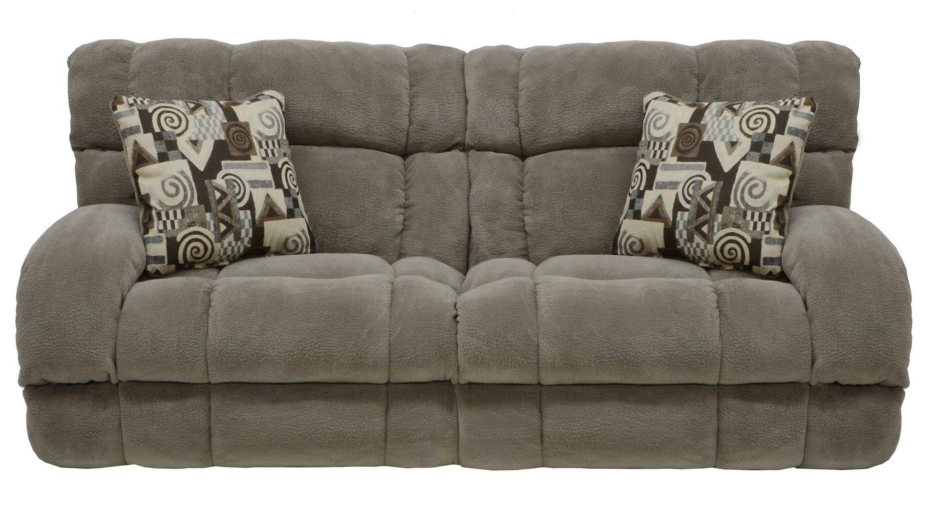 Catnapper Siesta Lay Flat Reclining Sofa in Porcini