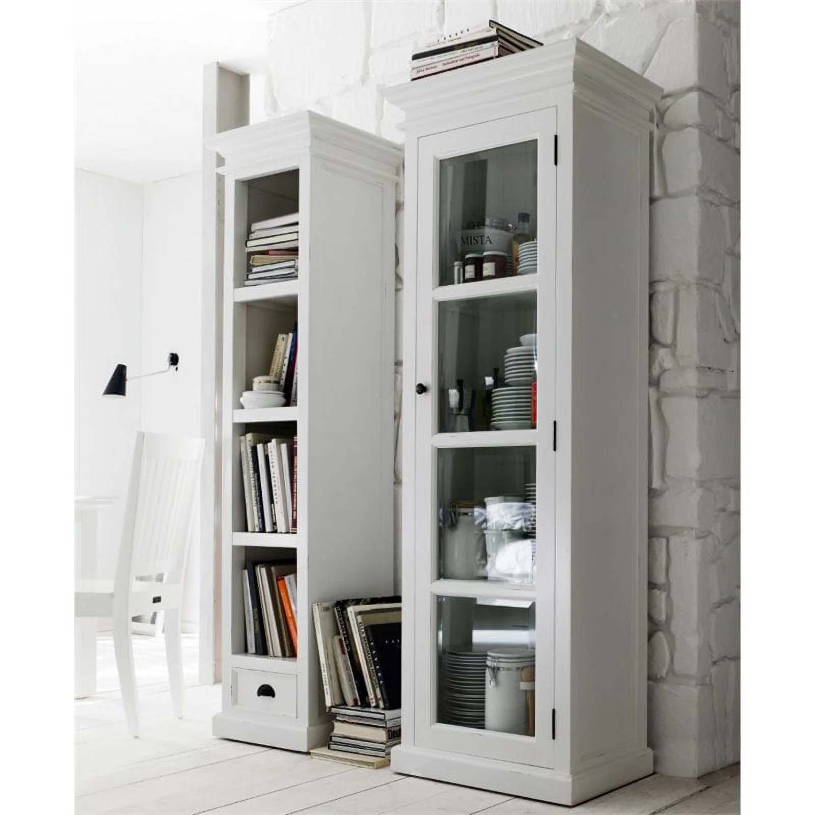 Beaumont Lane Curio Cabinet in Pure White