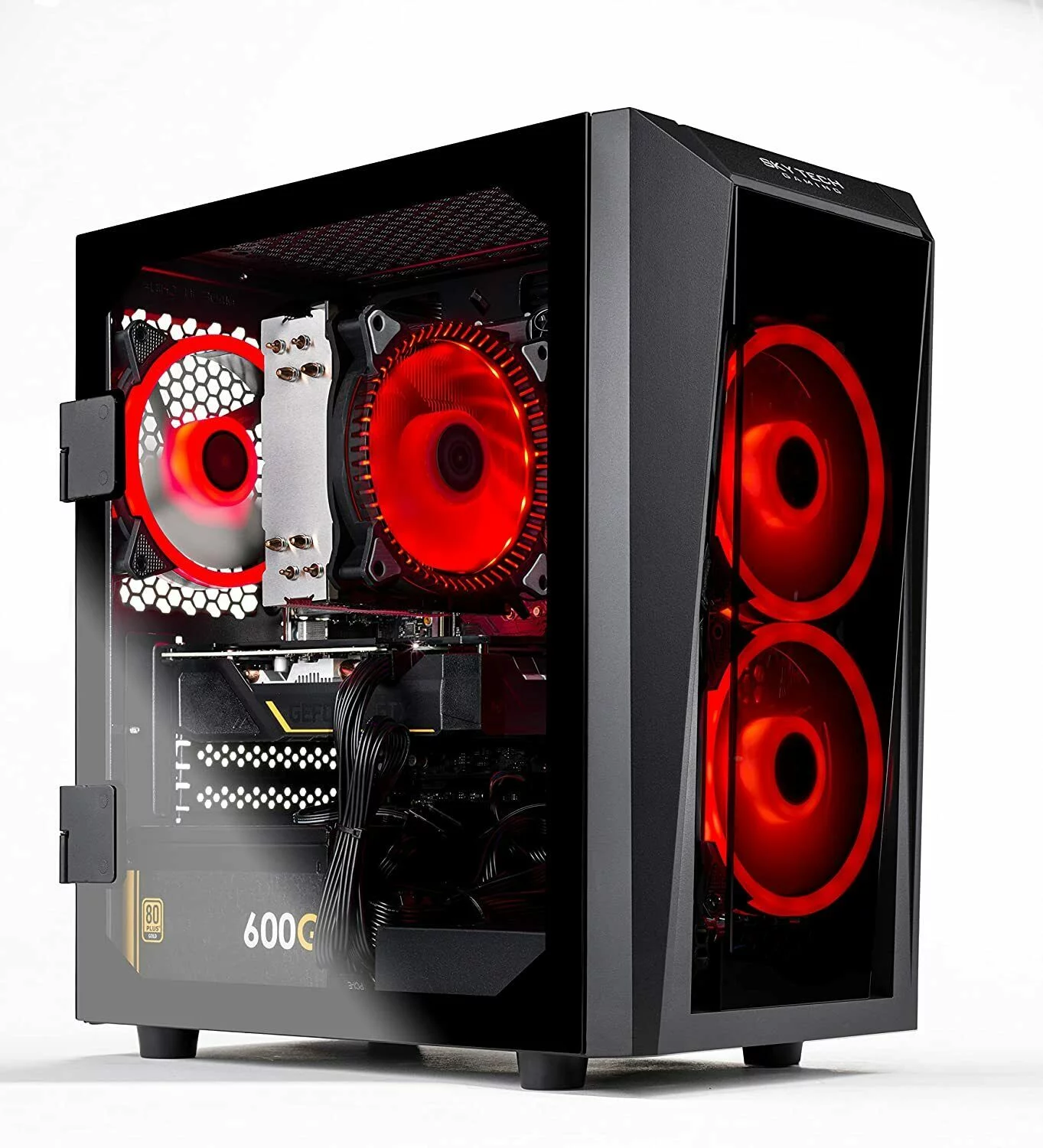 Skytech Blaze II Gaming PC Desktop &ndash; Intel Core i3 10105F 3.7 GHz, GTX 1650, 500GB SSD, 16G DDR4 3200, 600W Gold PSU, AC Wi-Fi