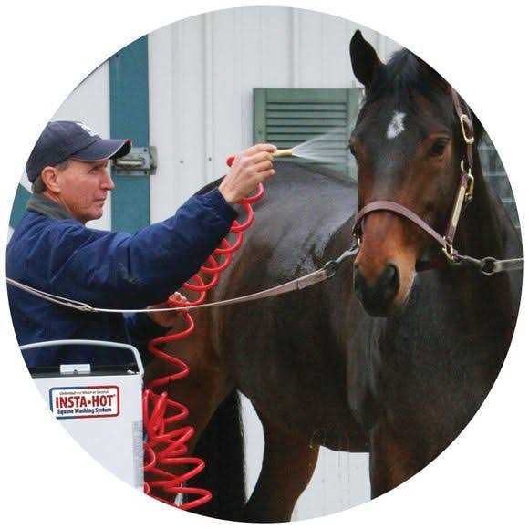 Insta-Hot Original Portable Equine Washing System with Cart - Sports Supplies Online Store