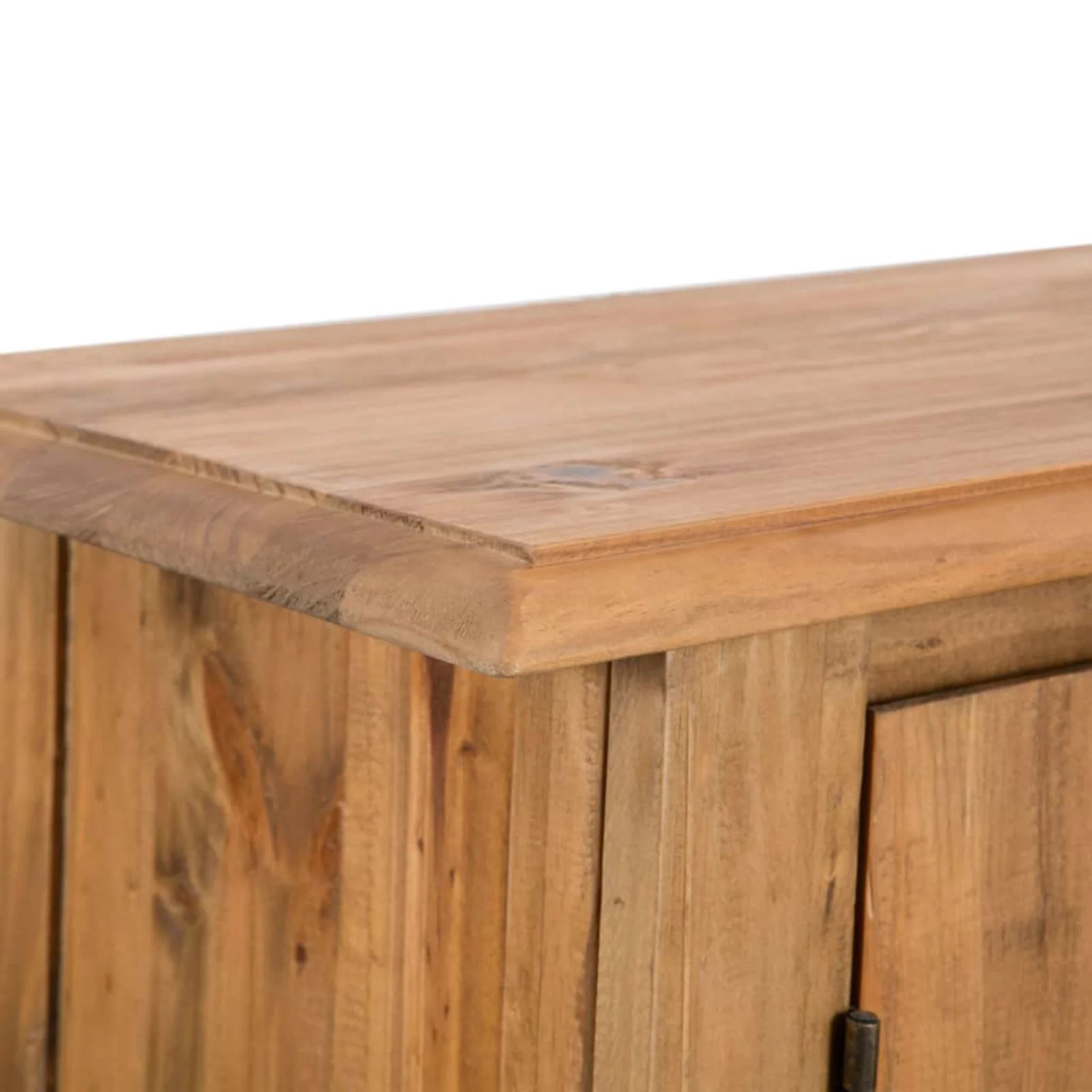 moobody Bathroom Side Cabinet with Shelf Recycled Pinewood Storage Cabinet for Washroom, Living Room