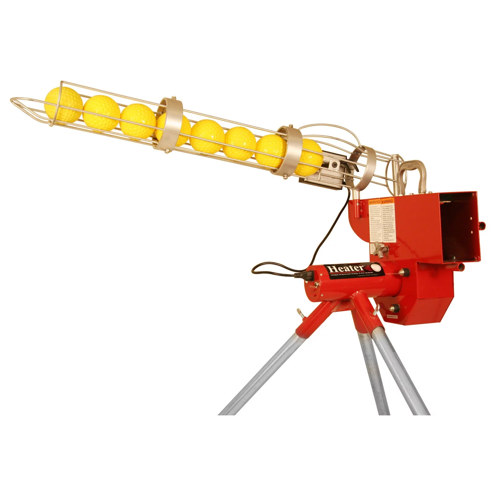 Heater Softball Pitching Machine with 9 Ball Automatic Feeder - Radiant Selections