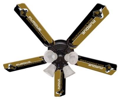 Ceiling Fan Designers 7995-PUR New NCAA Purdue Boilermakers 52 in. Ceiling Fan
