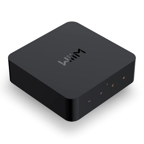 WiiM Pro AirPlay 2 Receiver, Google Cast Audio, WiFi Multiroom Streamer, Compatible with Alexa, Siri and Google Assistant