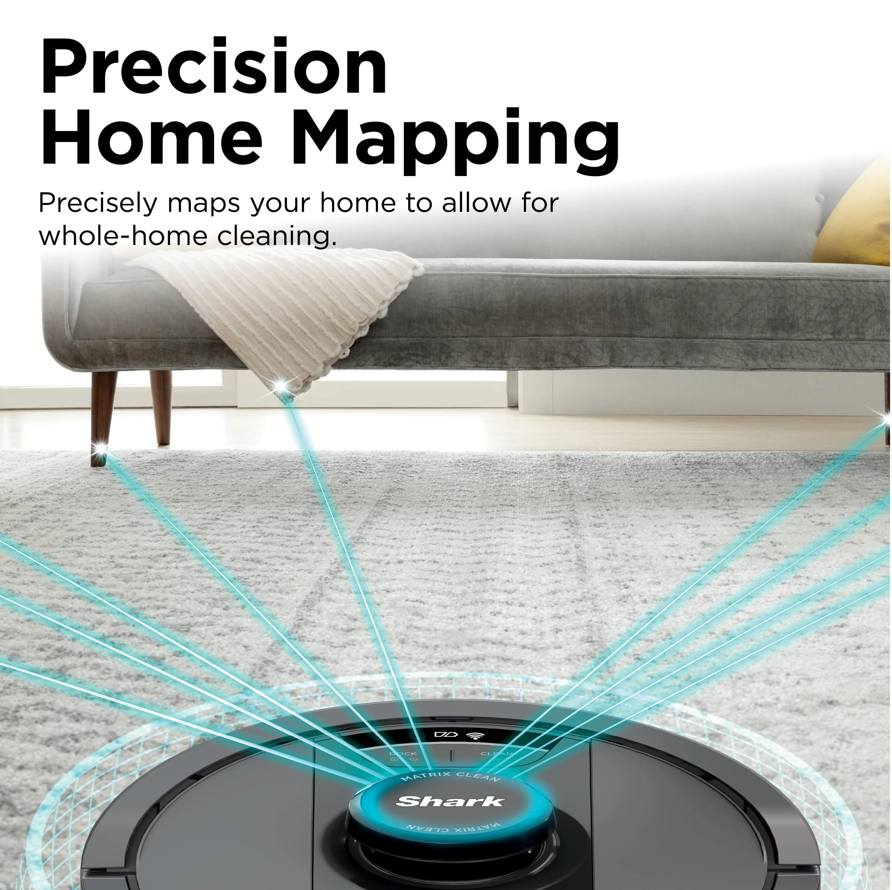 Shark Matrix Self-Empty Robot Vacuum & Mop with No Spots Missed, Bagless 30-Day Capacity, Precision Home Mapping, Wi-Fi, RV2400WS