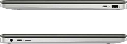 HP 15.6 HD Premium Chromebook, Intel Celeron N Processor 3.7GHz Turbo Speed, 8GB Ram, 64GB SSD, Ultra-Fast WiFi Up to 1700 Mbps, Chrome OS