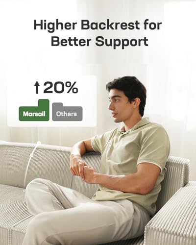 Marsail 142" Oversized Deep U Shaped Modular Sofa, Corduroy Cloud Couches with Deep Seats and High-Back Design