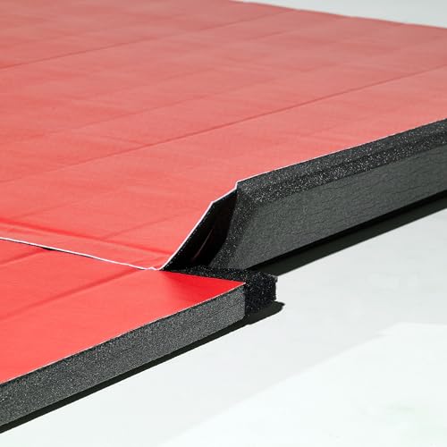 Dollamur 10’x10’x1.25” Wrestling Mat, Black, Home Workouts, Exercise, FLEXI-Connect®