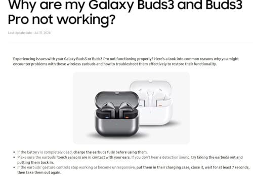 Samsung Galaxy Buds 3 Pro AI True Wireless Bluetooth Earbuds, Noise Cancelling, Sound Optimization, Redesigned Comfort Fit, Silver [US Version