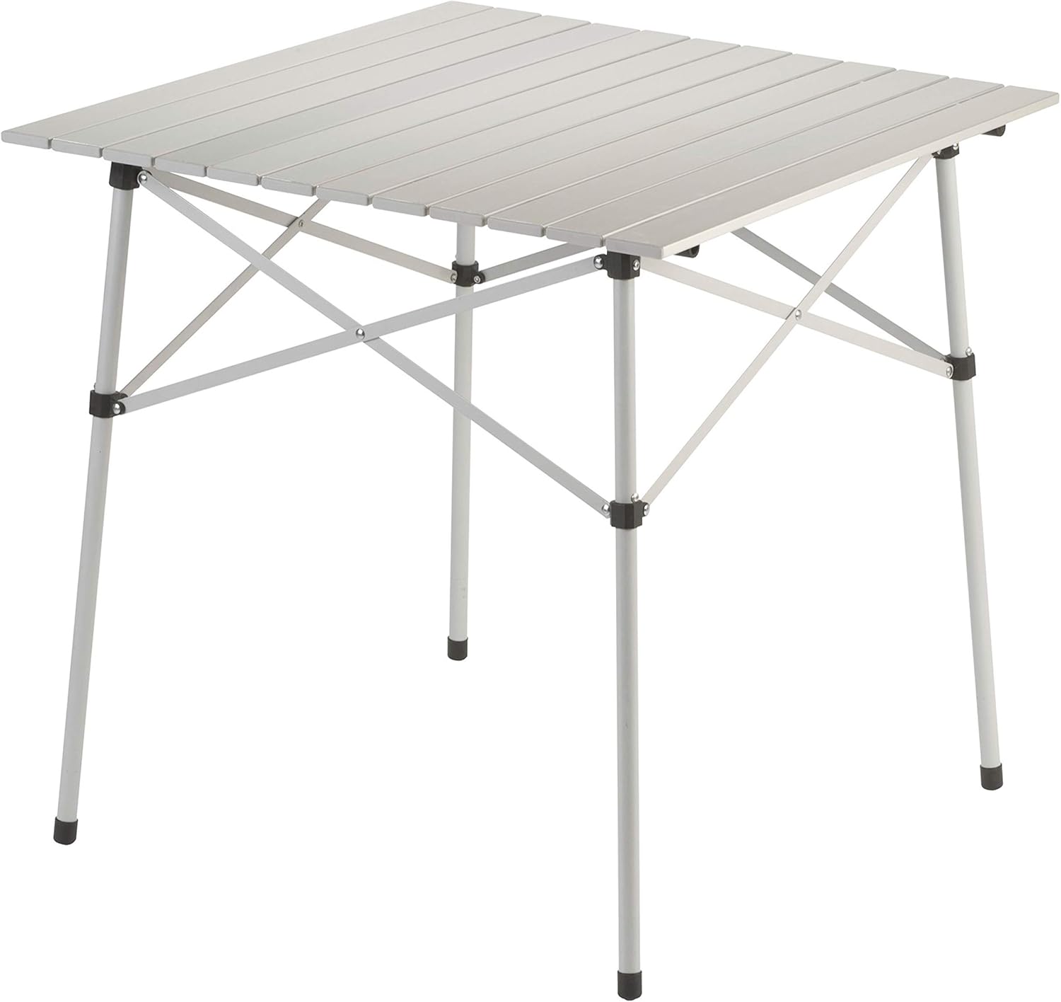 Coleman Outpost Breeze Steel Deck Chair, Portable Folding Chair with Padded Arm Outdoor Compact Folding Table