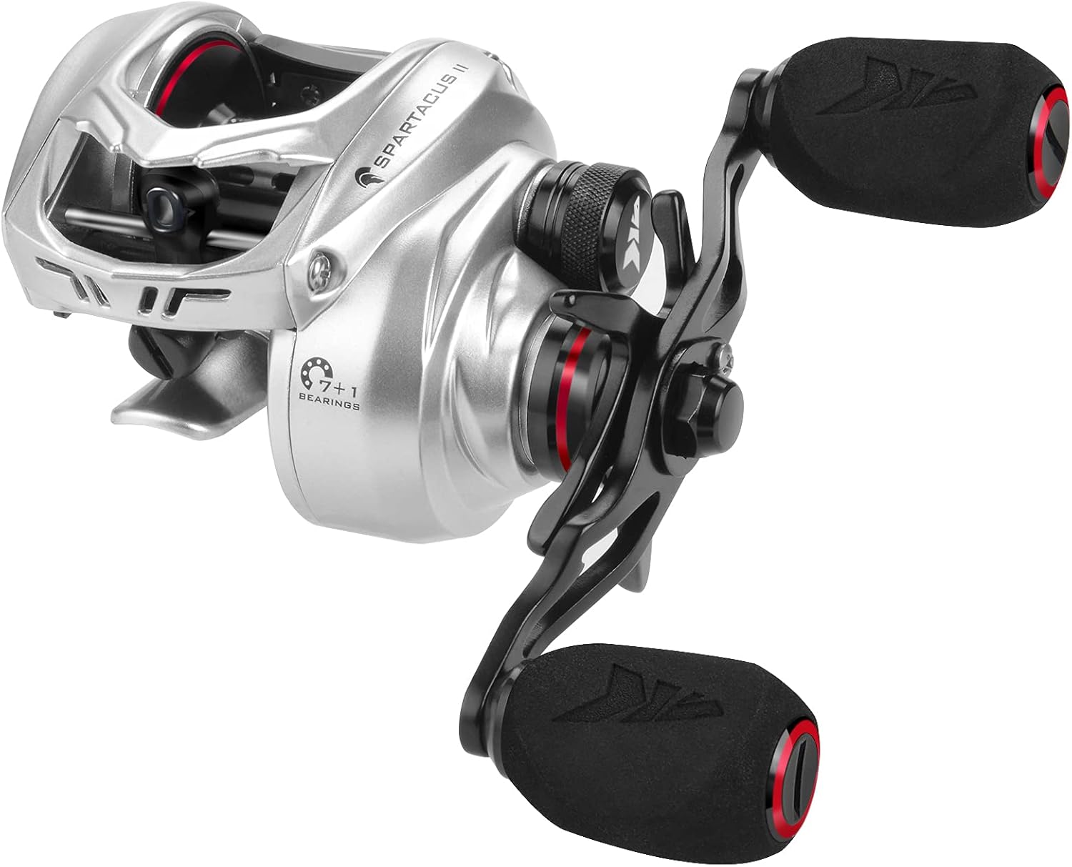KastKing Spartacus II Baitcasting Fishing Reel, 6oz Ultralight, Super Smooth with 17.6 LB Carbon Fiber Drag, 7.2:1 Gear Ratio