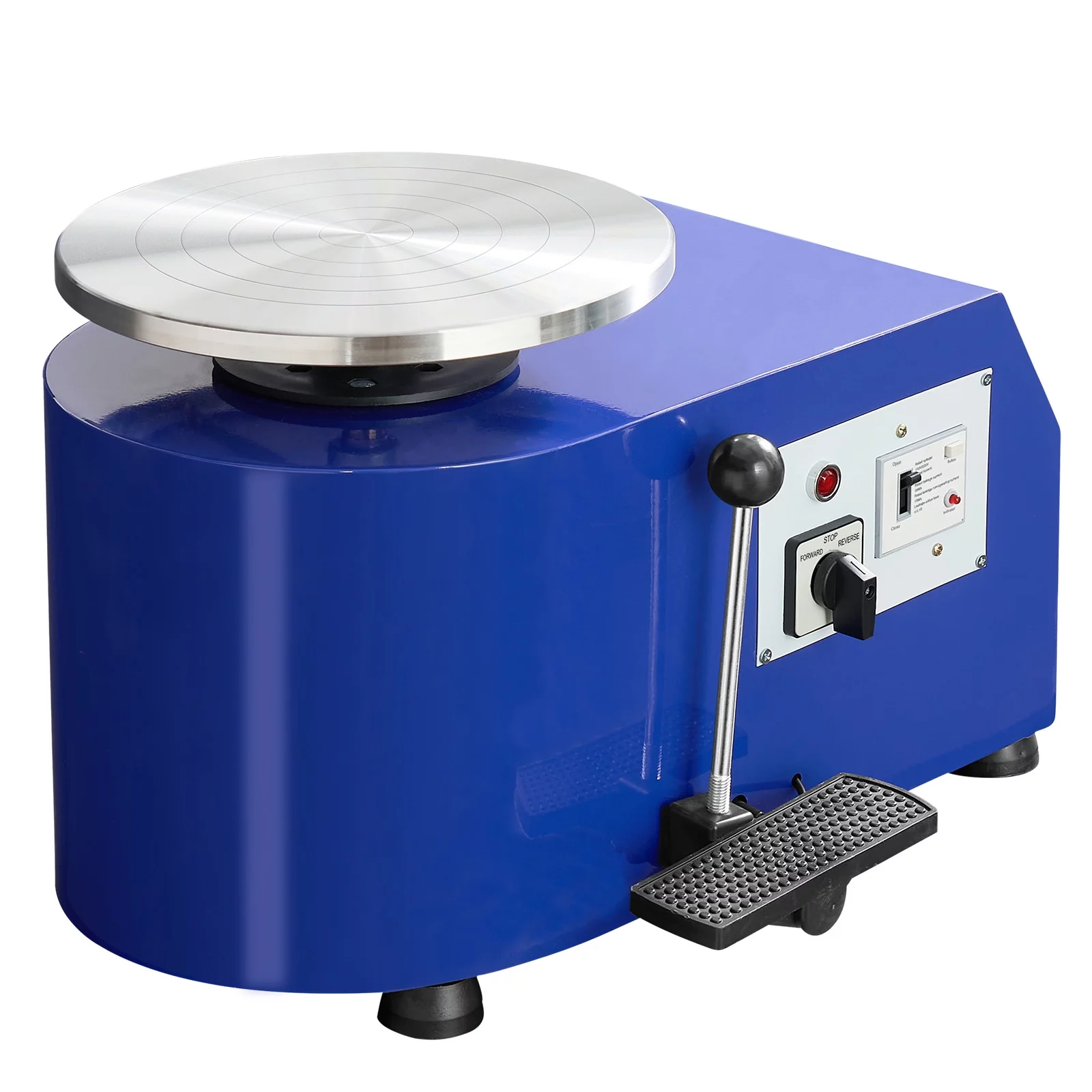 BENTISM Pottery Wheel, 11" Ceramic Wheel Forming Machine, Adjustable 60-300RPM Speed Handle and Foot Pedal Control
