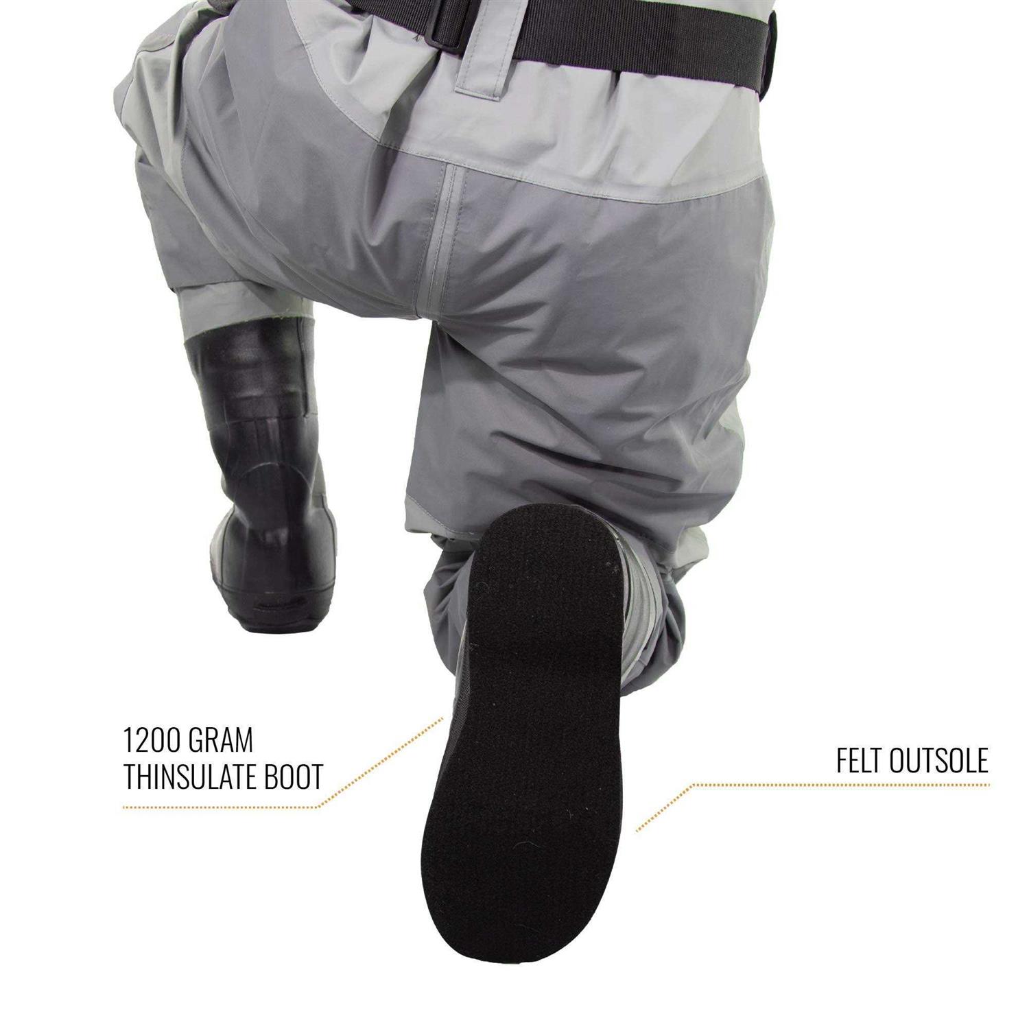 Frogg Toggs Steelheader Reinforced Nylon Insulated Bootfoot Felt Wader - Sports Supplies Online Store