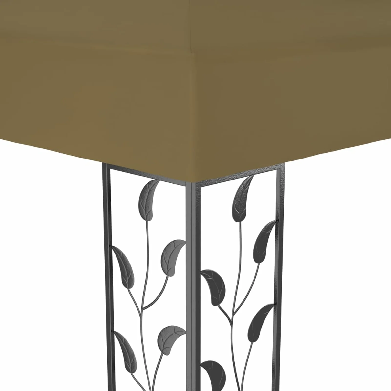 Carevas Gazebo 19.7'x9.8' Taupe 0.6 ozft²