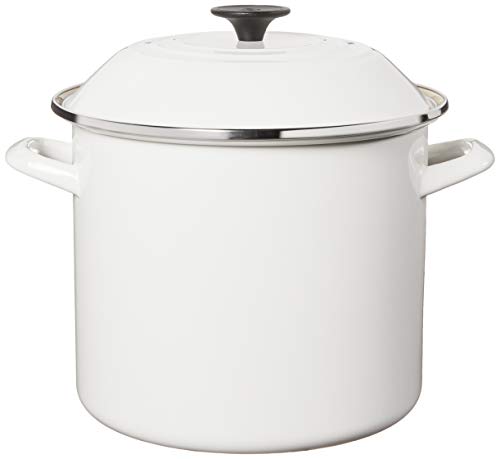 Le Creuset Enamel on Steel Stockpot, 10 qt., Olive