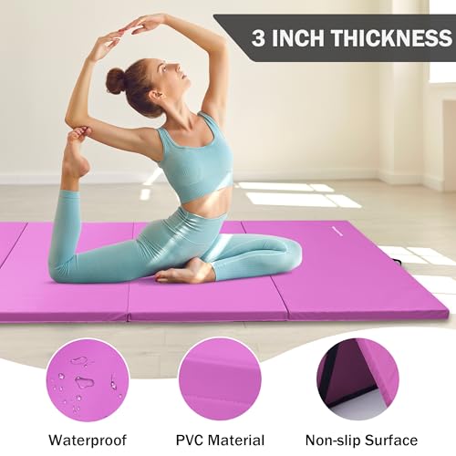 Extra Thick Folding Exercise Gymnastics Mat