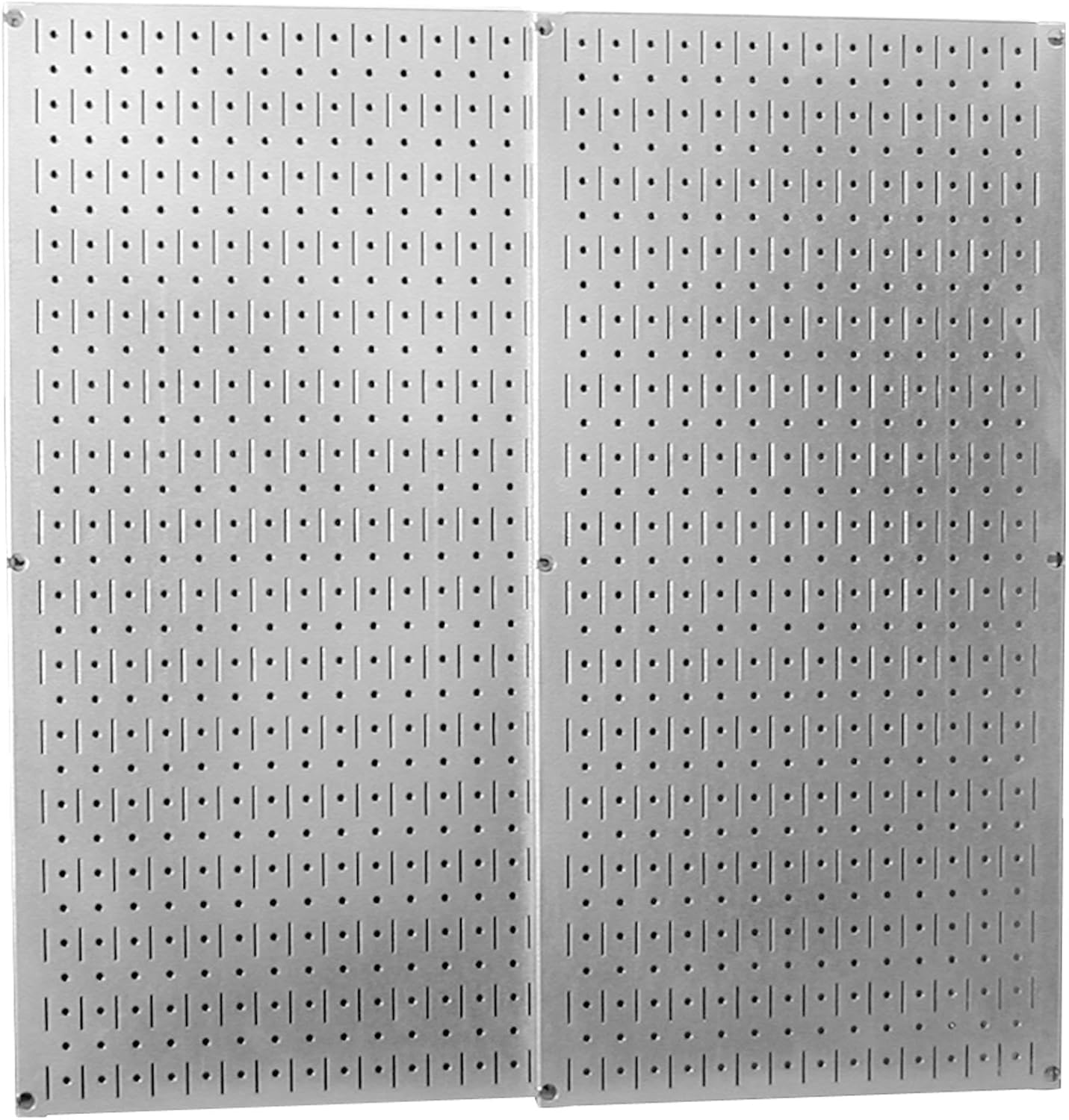 Wall Control 30-P-3232B Black Metal Pegboard Pack - (2) 32" Tall x 16" Wide Black Metal Pegboards Pack of 2