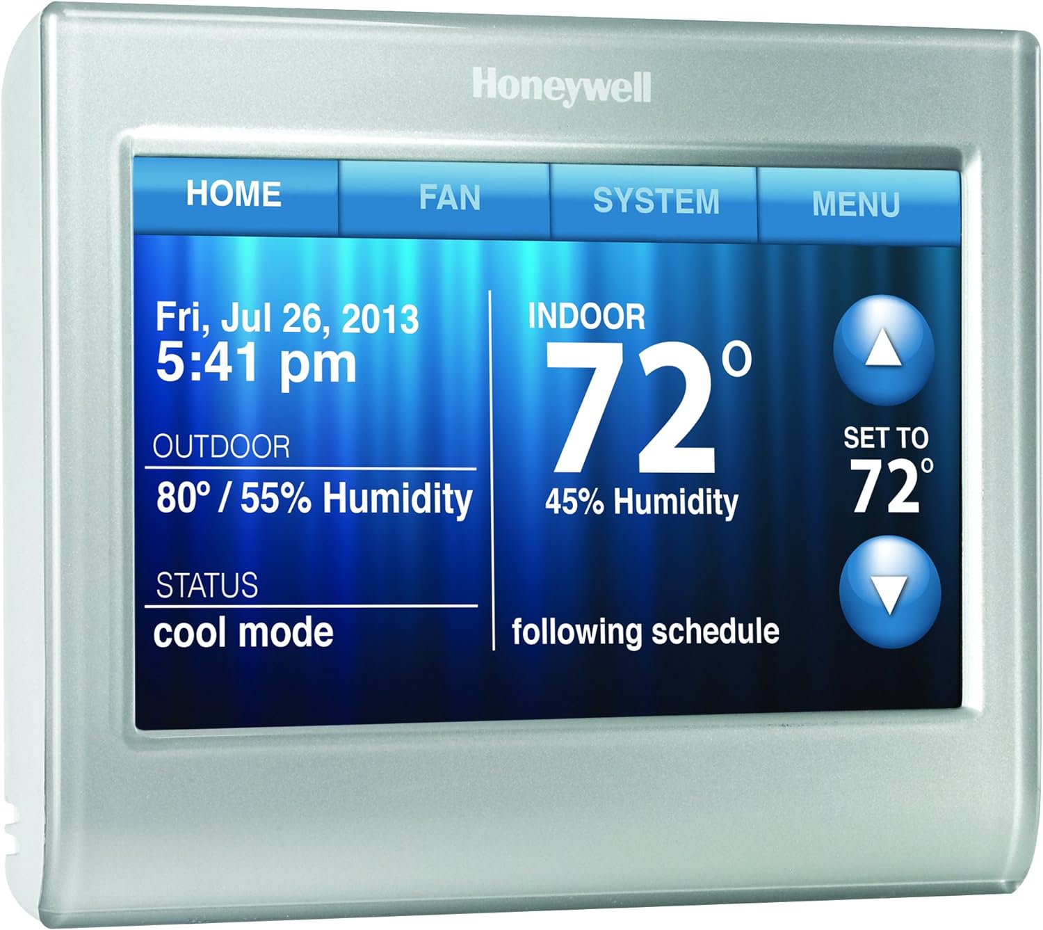 Honeywell RTH9580WF Wi-Fi Smart Thermostat - For Air Conditioner - Smart Home Appliances