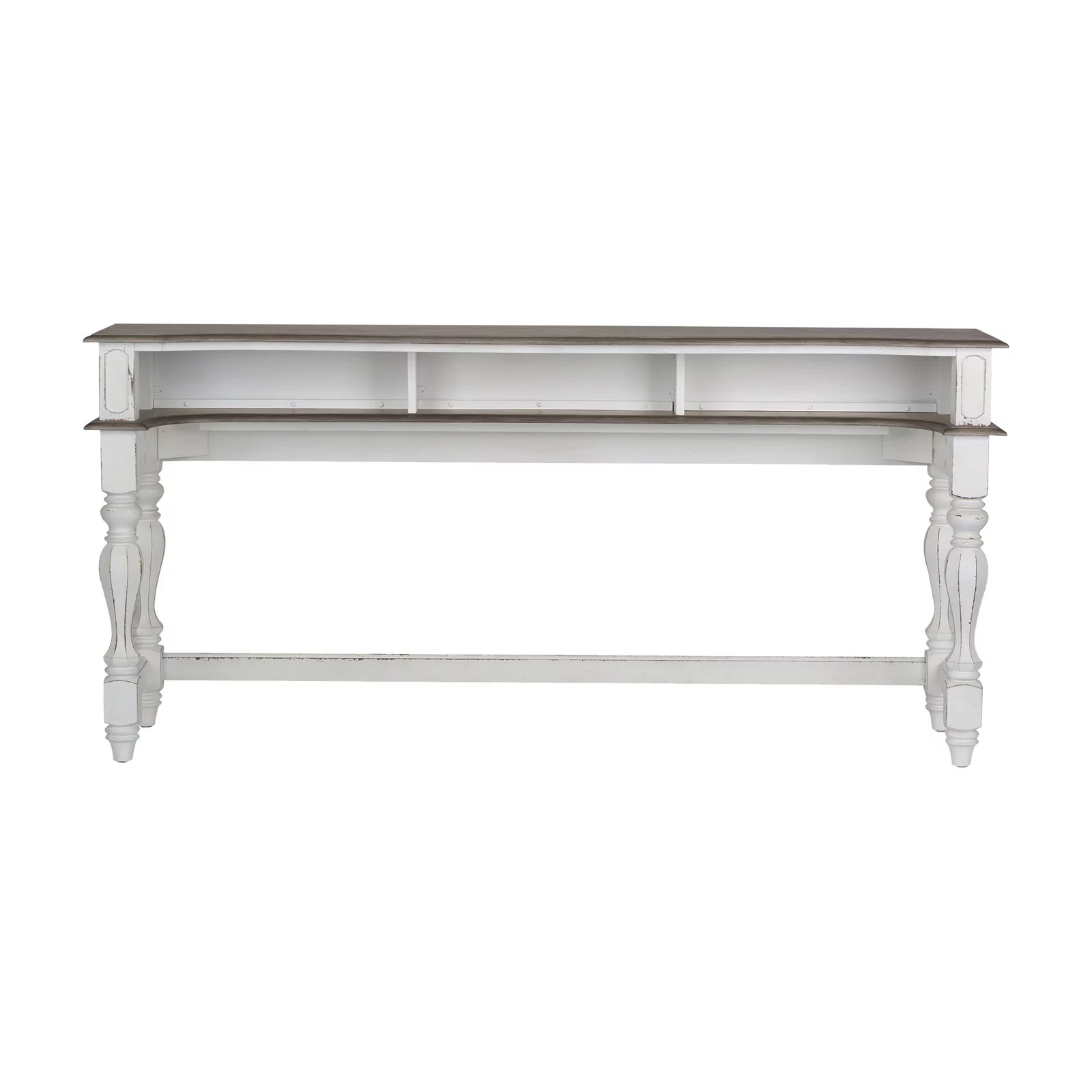 Magnolia Manor White Console Bar Table