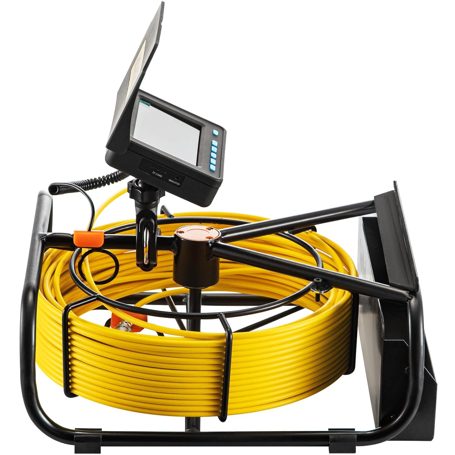 VEVOR Sewer Camera, 164FT 4.3" Screen, Pipeline Inspection Camera with DVR Function & Snake Cable, Waterproof IP68 Borescope w/LED Lights