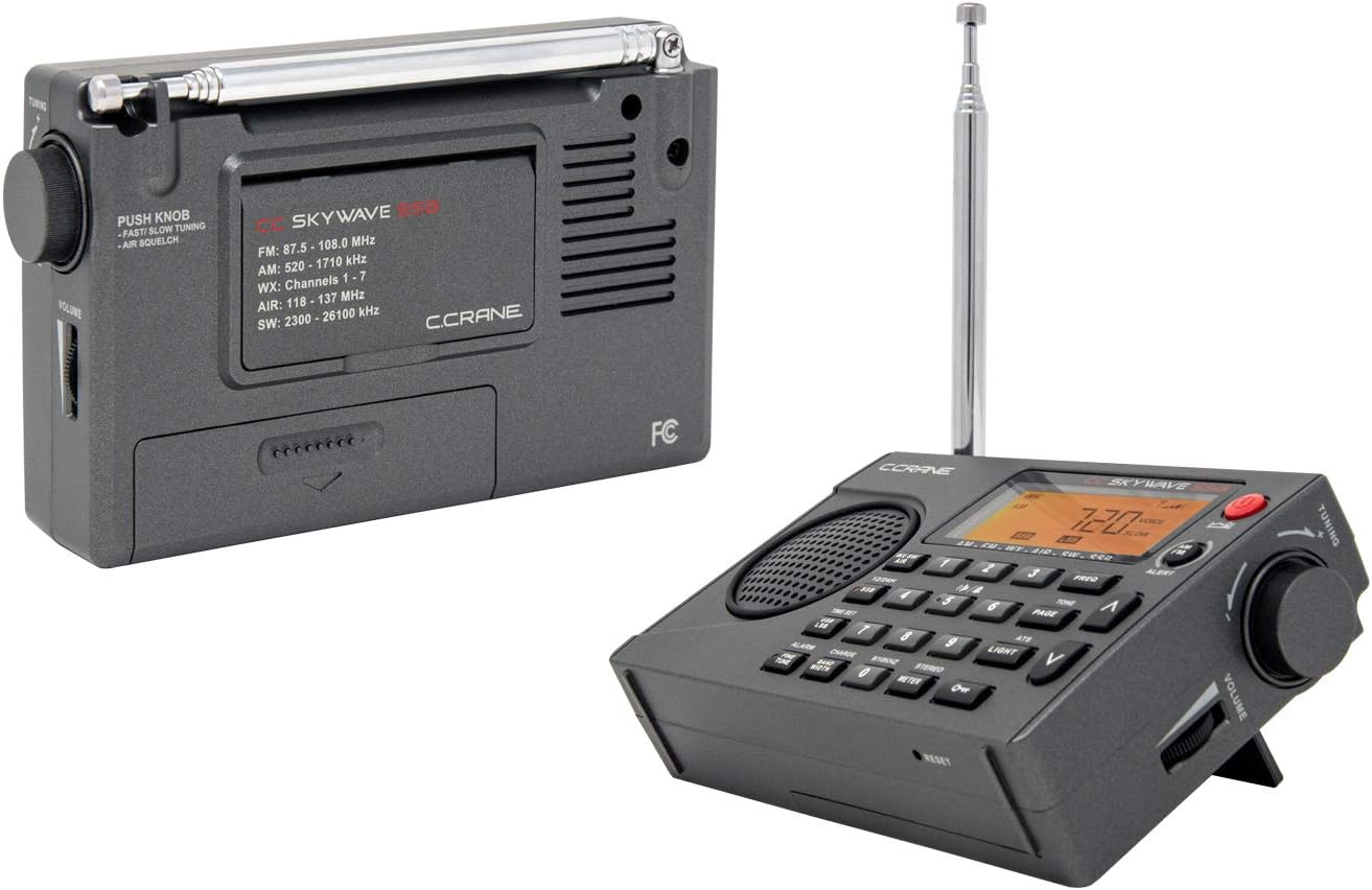 C. Crane CC Skywave SSB AM, FM, Shortwave, NOAA Weather + Alert
