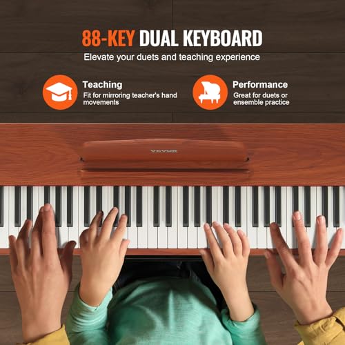VEVOR Weighted Digital Piano, 88 Key Fully Weighted Keys