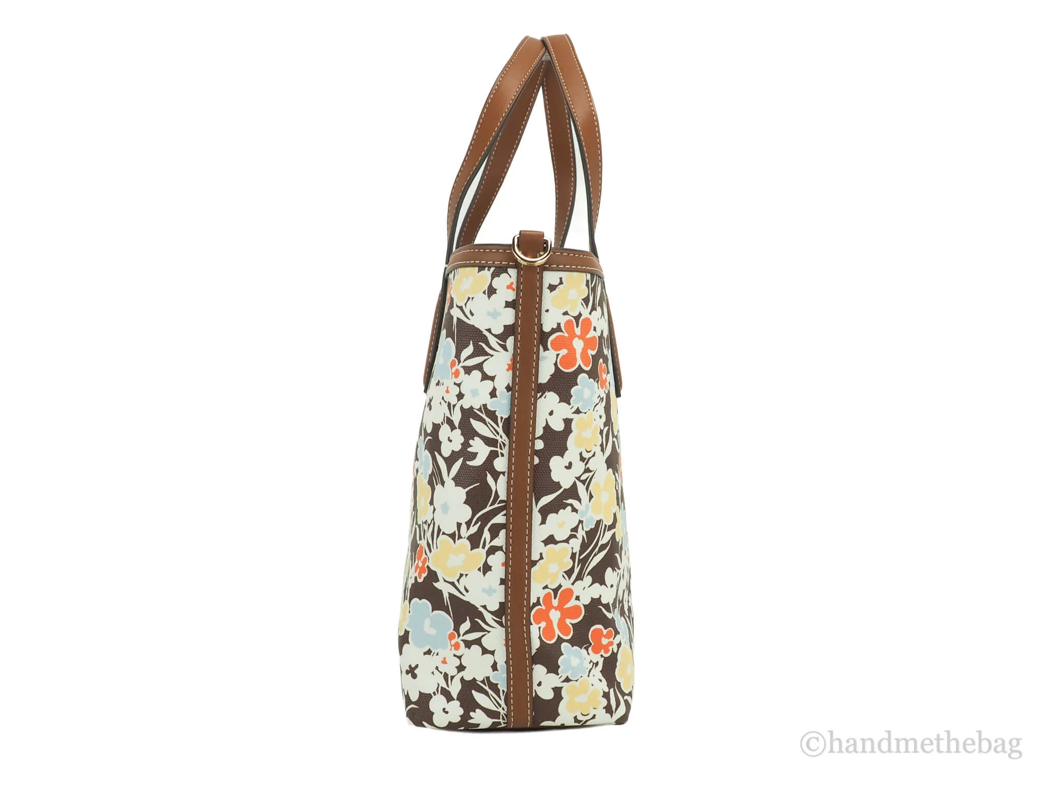 Tory Burch (88132) Kerrington Small Reverie Floral Print Coated Canvas Tote Bag
