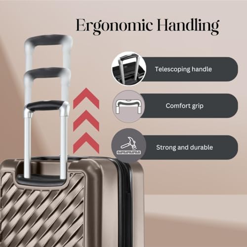 Ricardo Beverly Hills Melrose Hardside Expandable Luggage with Lightweight Construction for Smooth Traveling, Stylish, Durable, and Spacious