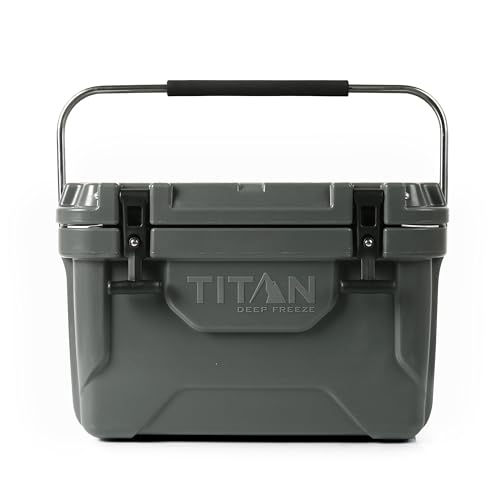Titan Hard Ice Chest Cooler Roto Cooler with Microban Protection and Deep Freeze Insulation
