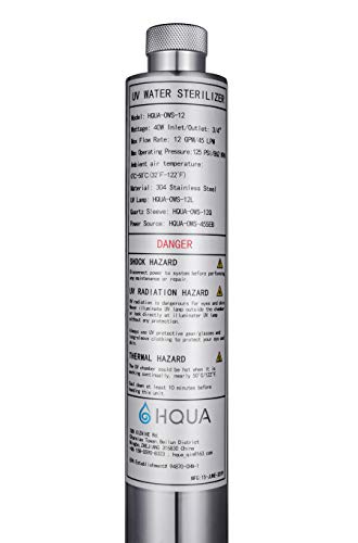 HQUA Water Purifier Sterilizer Filter 12GPM