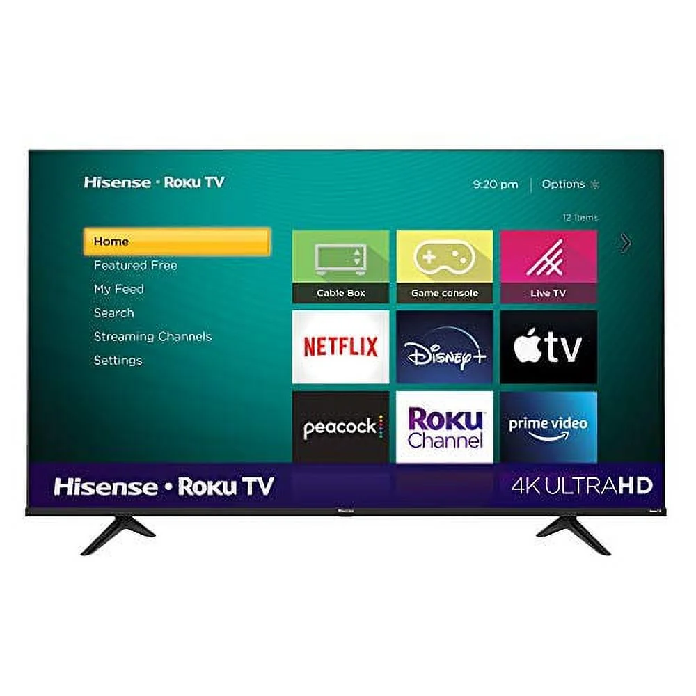 Hisense 65R6G - 65" Diagonal Class (64.5" viewable) - R6 Series LED-backlit LCD TV - Smart TV - Roku TV - 4K UHD (2160p) 3840 x 2160 - HDR