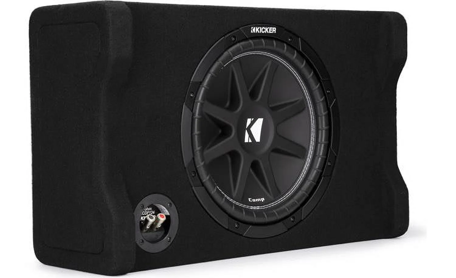 New Kicker 48CDF124 Comp 12 Down-Firing Loaded Subwoofer Enclosure
