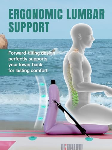Niphean Inflatable Stand Up Paddle Board with SUP Accessories, Anti-Slip EVA Deck