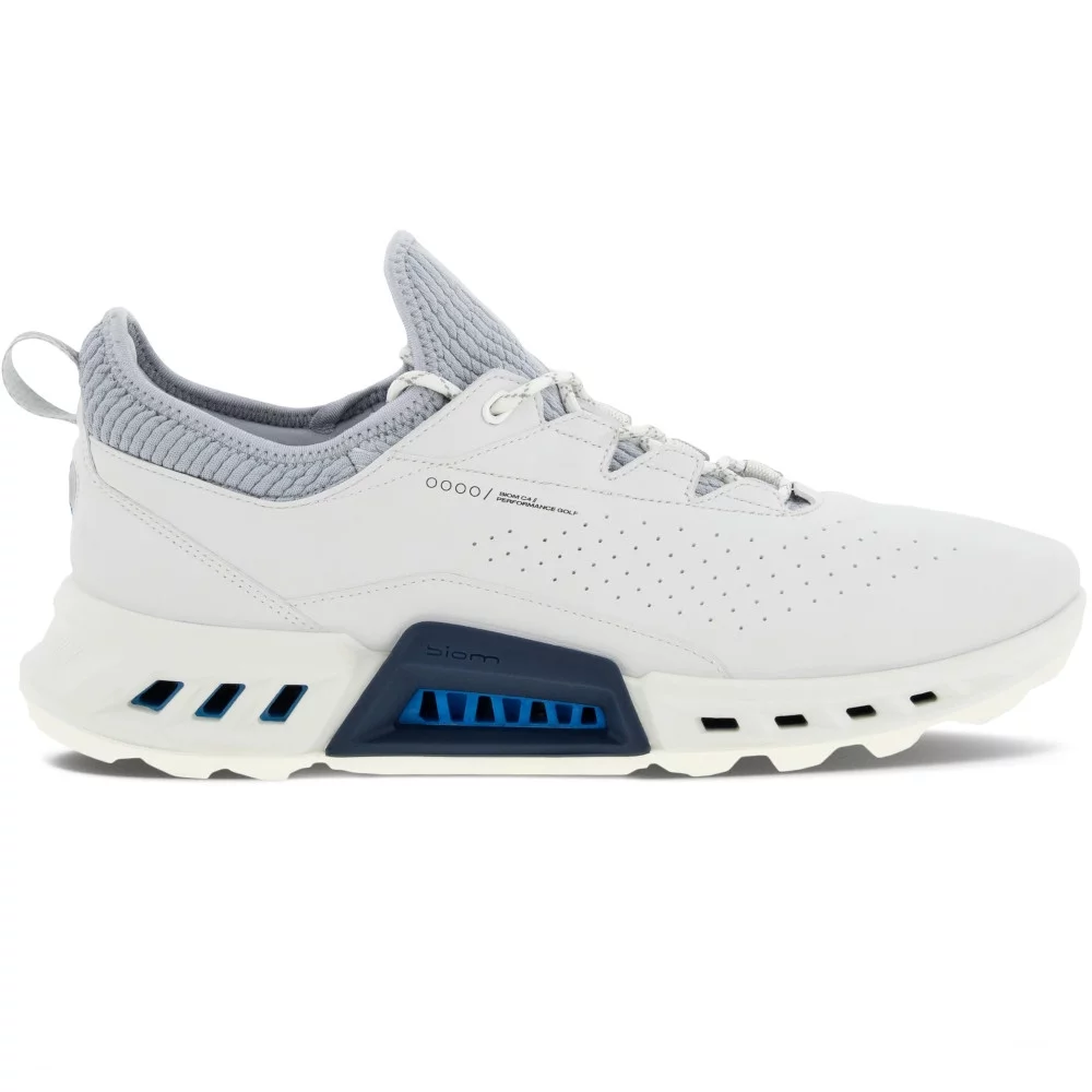 NEW Mens ECCO Biom C4 Golf Shoes White / Concrete Size US 10-10.5 EU 44