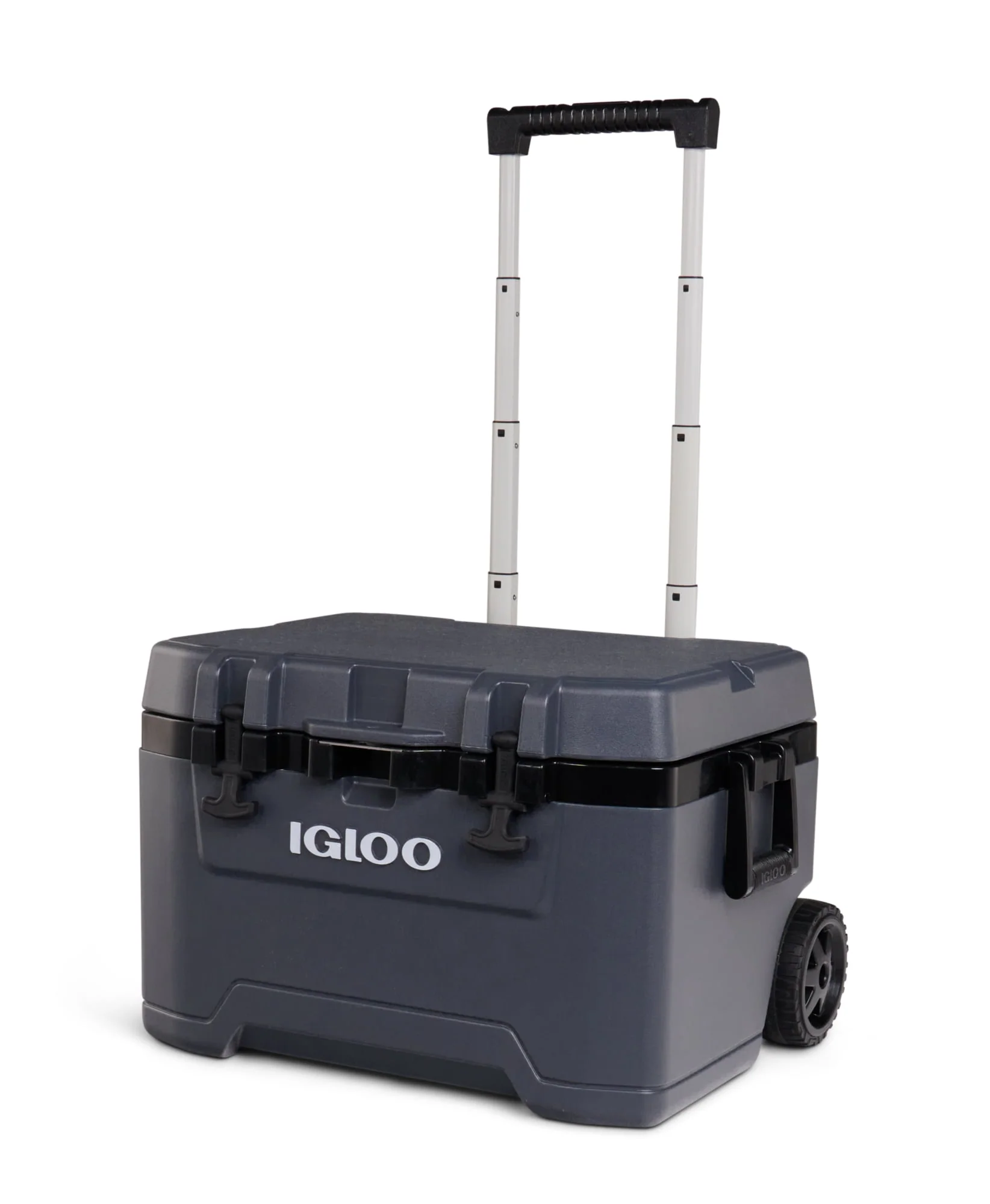 Igloo Overland 52 QT Ice Chest Cooler with Wheels, Gray (26 x 19 x 16)
