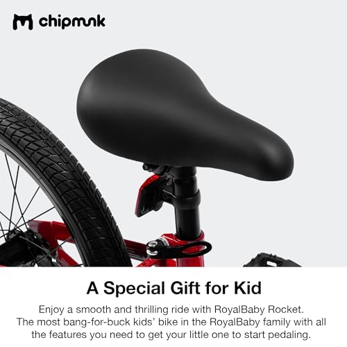 Chipmunk Kids Bike Toddlers 12 14 16 18 Inch Wheel Bicycle Beginners Boys Girls Ages 3-11 Years, Multiple Color Options