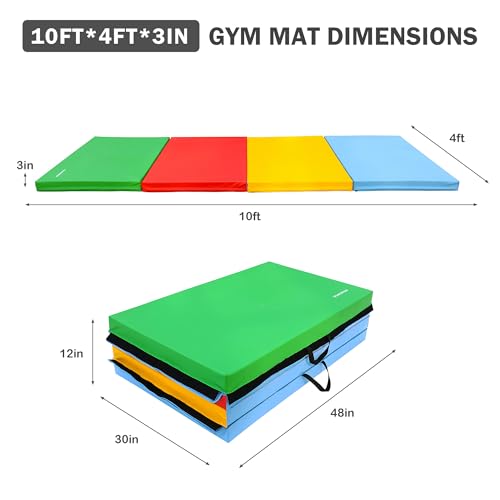 Extra Thick Folding Exercise Gymnastics Mat