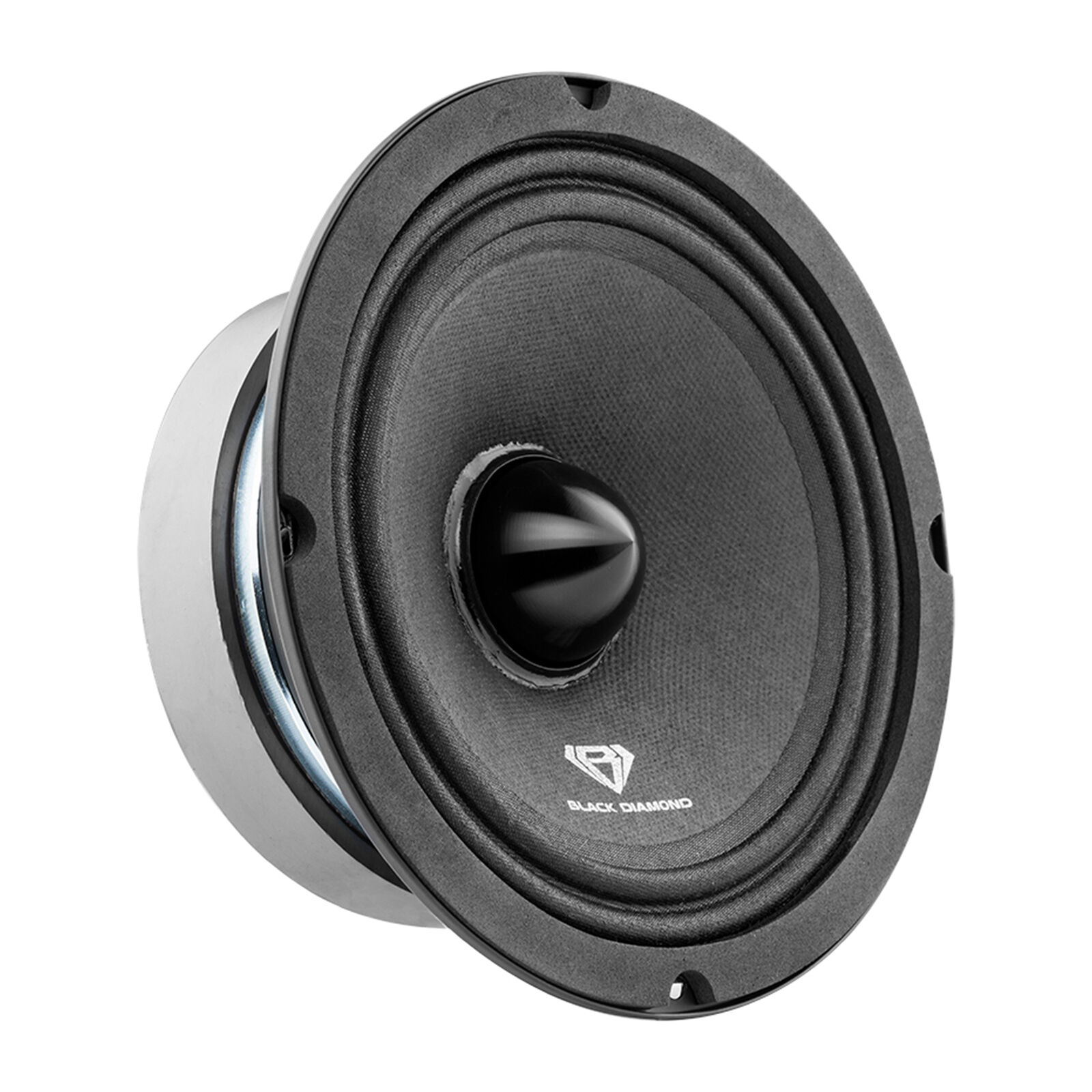 2 x Black Diamond Car Audio 6.5" 1000 W 4-Ohm Mid-Range Bullet Speaker DIA-M6.4B