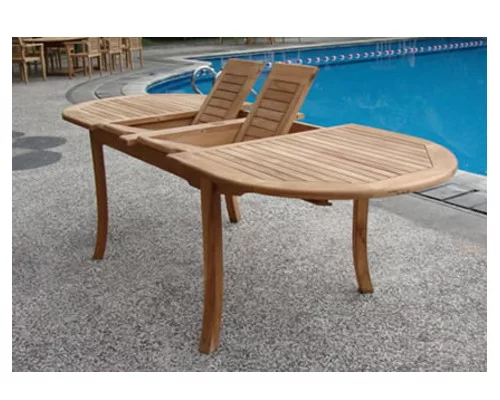 Grade-A Teak Dining Set: 10 Seater 11 Pc: 118" Double Extension Oval Table And 10 Leveb Stacking Arm Chairs Outdoor Patio WholesaleTeak #WMDSWVm