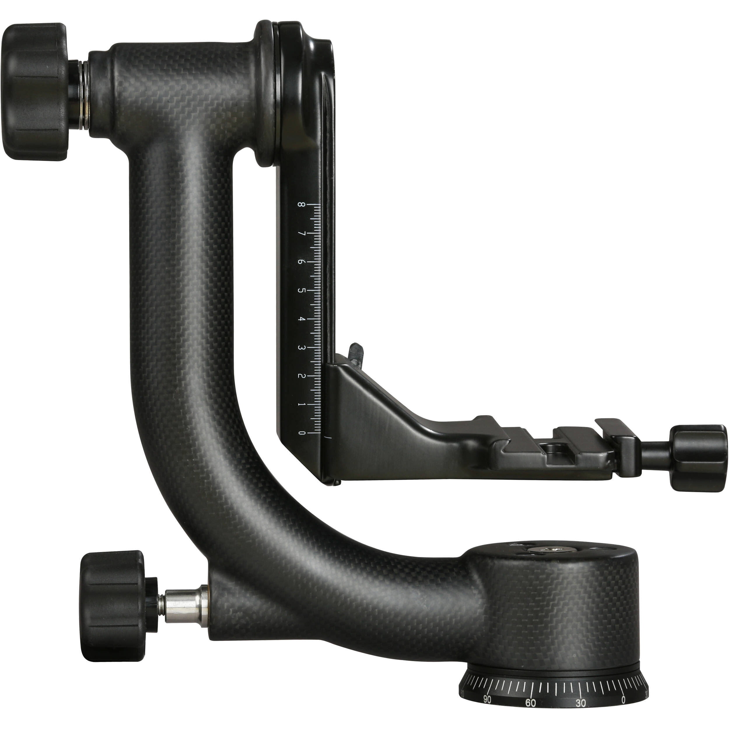 Movo GH800 Carbon Fiber Professional Gimbal Tripod Head with Arca Swiss Quick Release Plate