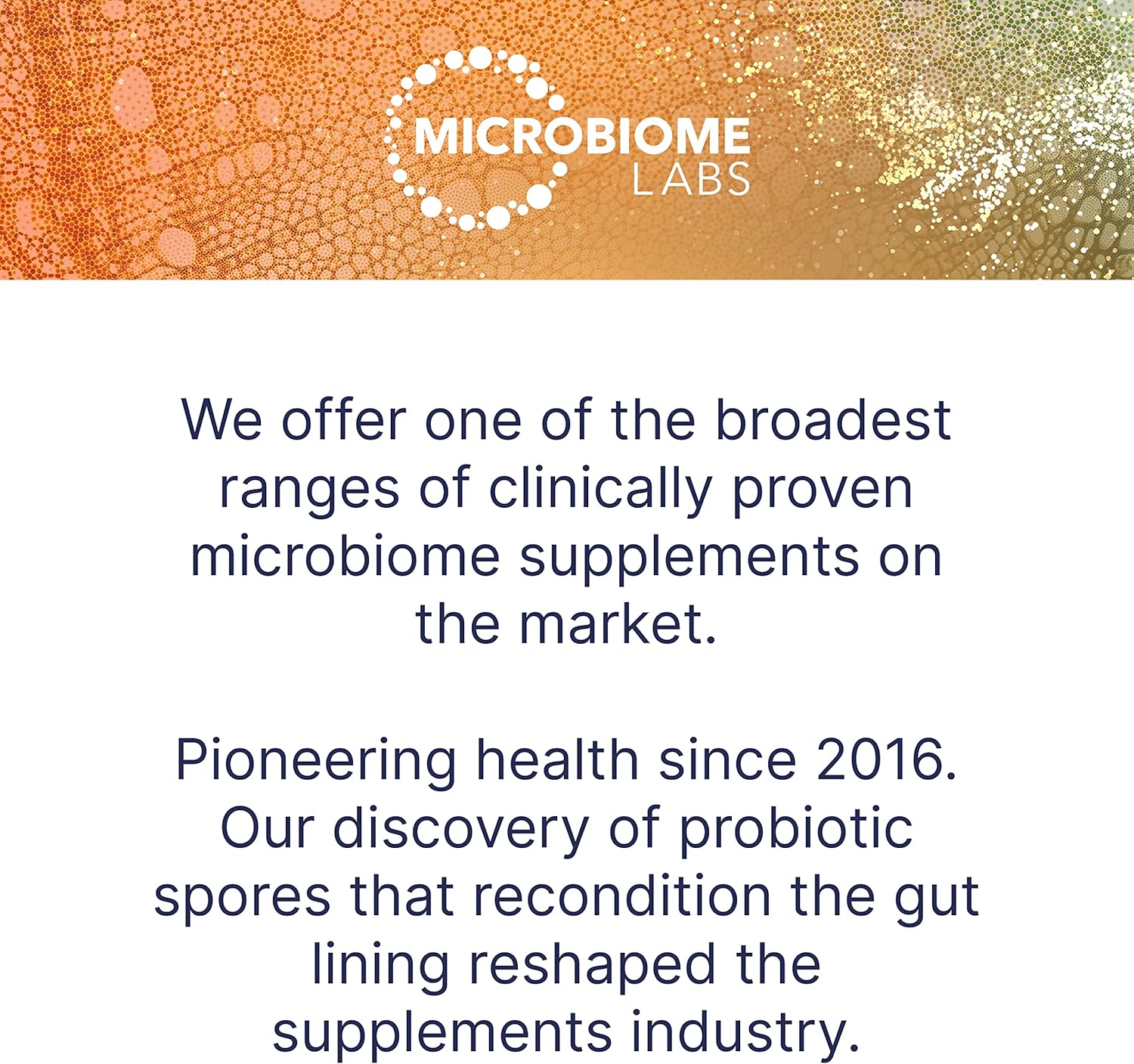 Microbiome Labs MegaSporeBiotic (60 Capsules) + MegaPre (180 Capsules) Probiotic Prebiotic Bundle