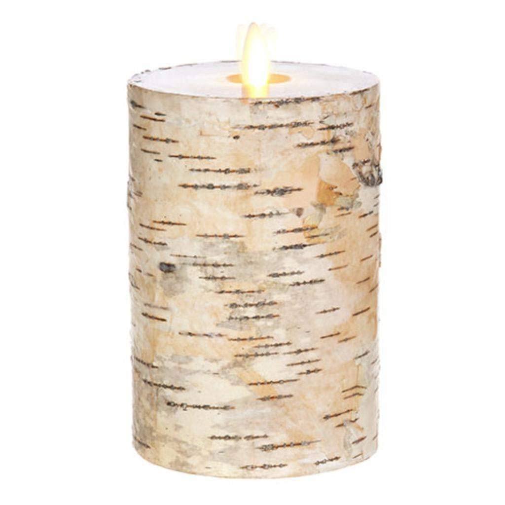 Liown 37111 - 3.25x22 x 6x22 Birch Moving Flame Pillar Candle