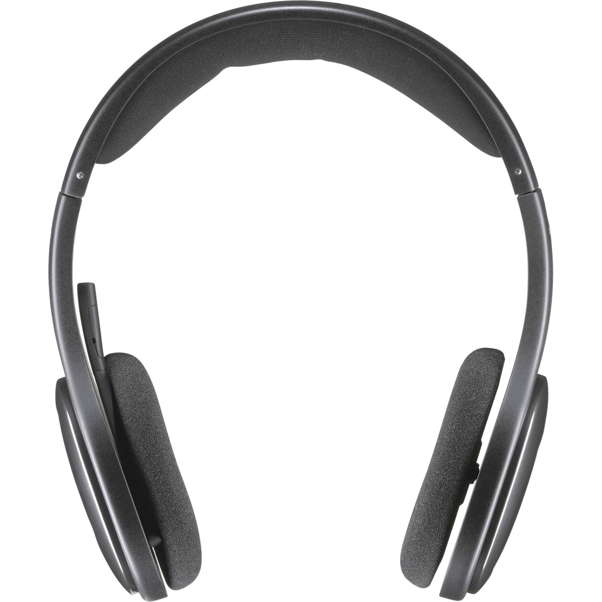 Logitech H800 Wireless Stereo Bluetooth Headset with Noise Cancelling Microphone, Black - Megean