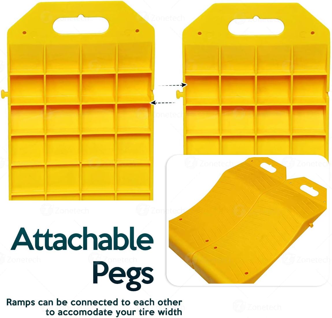 Zone Tech Tire Saver Ramps