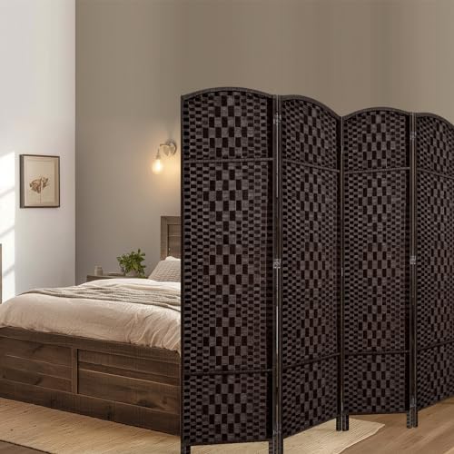 Room Divider, Room Dividers and Folding Privacy Screens, 16in Privacy Screen, 6 Panel Temporary Wall Partitions, 6ft Space Separation Panel Screen