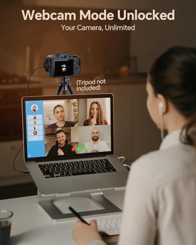 8K Digital Camera for Photography, 88MP Autofocus WiFi Vlogging Camera for YouTube Video with Front and Rear Lens, Flash, Touch Screen, Lens Hood