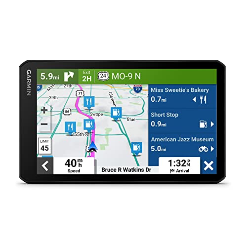 Garmin DriveCam™ 76, Large, Easy-to-Read 7” GPS car Navigator, Built-in Dash Cam, Automatic Incident Detection
