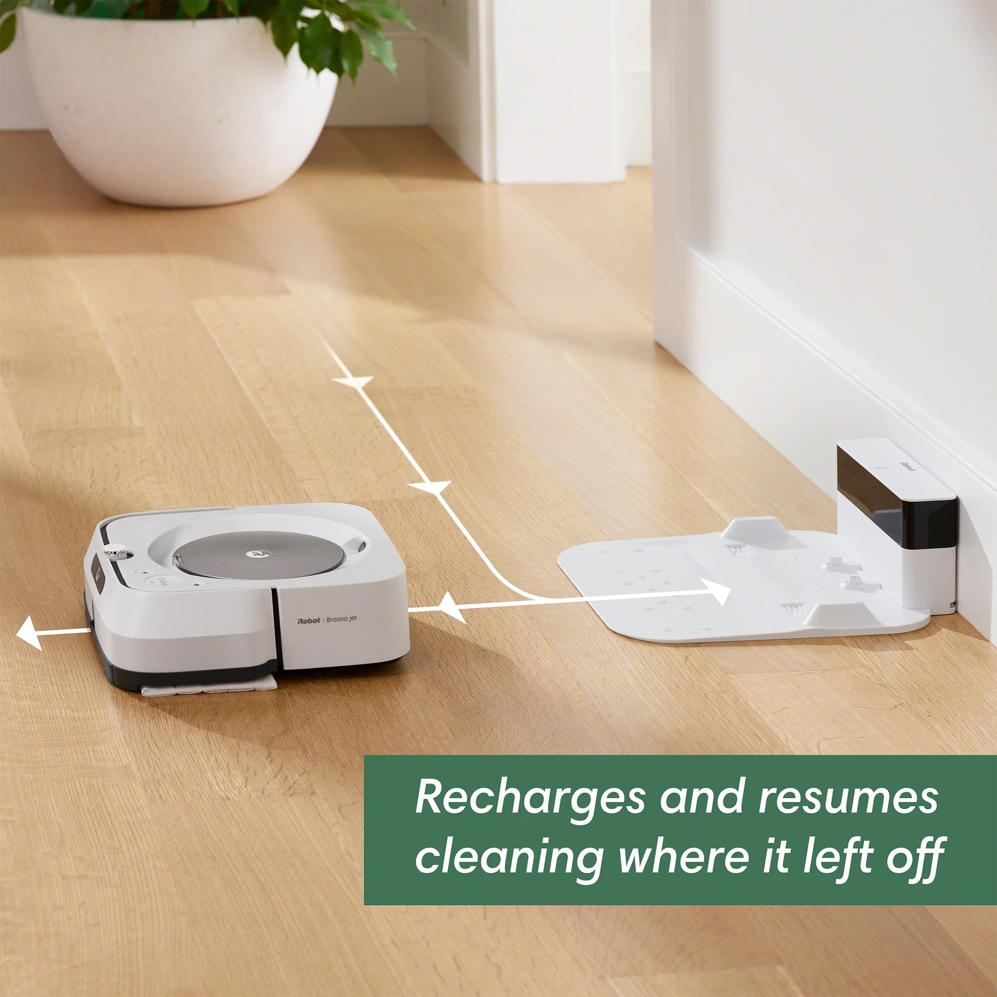 iRobot Braava Jet M6 (6110) Ultimate Robot Mop- Wi-Fi Connected, Precision Jet Spray, Smart Mapping, Works with Google Home, Ideal for Multiple Rooms