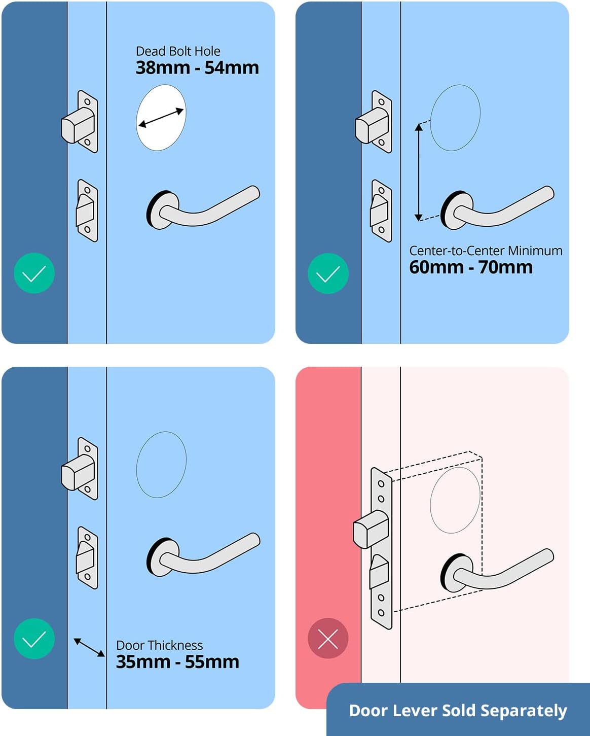 eufy Security Smart Lock Touch & Wi-Fi, Fingerprint Scanner, Keyless Entry Door Lock, Smart Wi-Fi Lock, Bluetooth Electronic Deadbolt