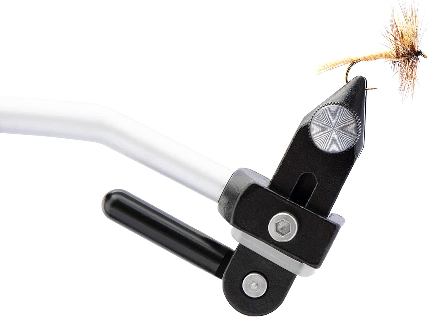 Byron Rotary Fly Tying Vise with Steel Screws and Portable Travel Case - Well Made and Easy to Use Fly Tying Vise